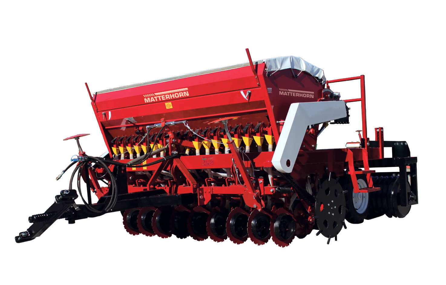 DIRECT  STUBBLE  PLANTING  COMBINE  GRAIN  MACHINE || Matterhorn