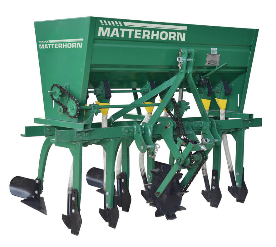 HOEING  MACHINES  WITH  FERTILIZER || Matterhorn